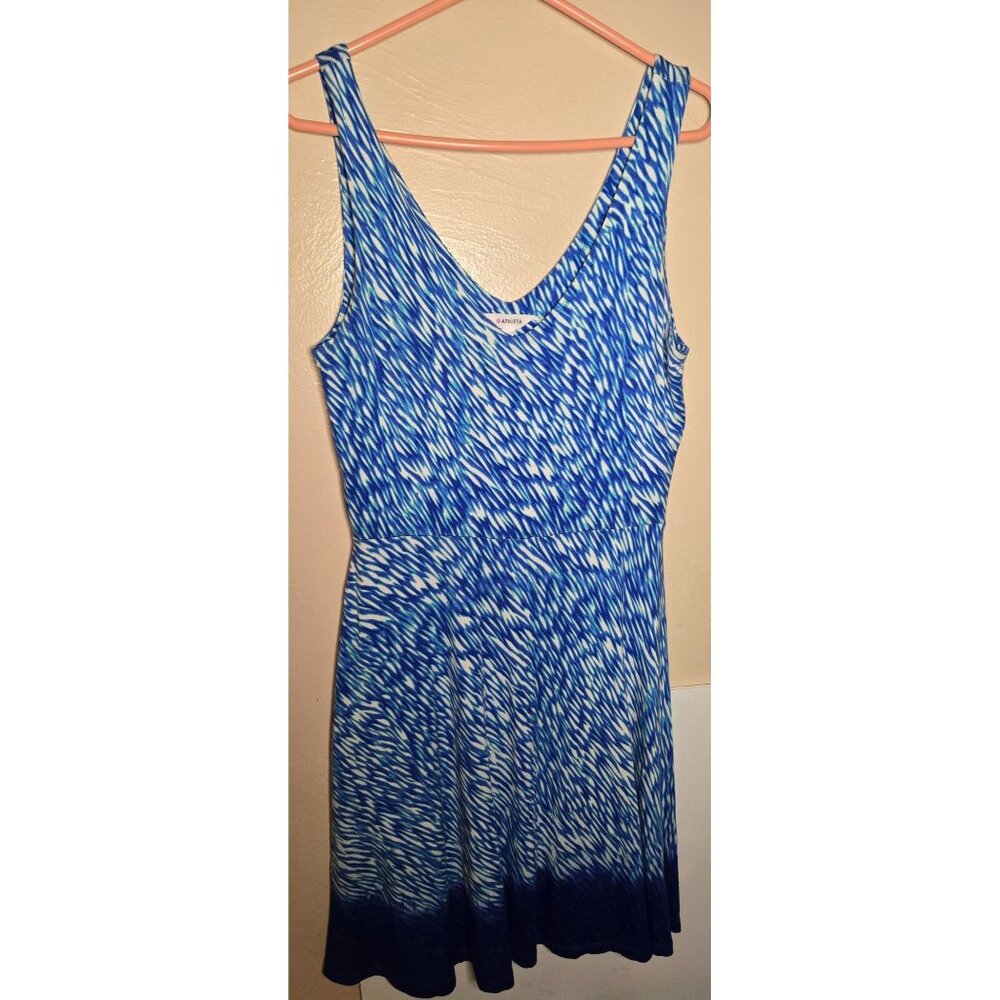 Athleta Blue Reef Print Tank Dress Size Medium Beach Athleisure